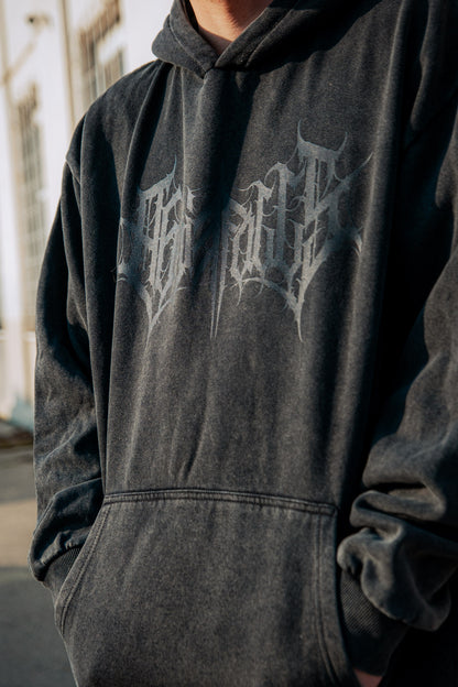 Stonewash Logo Hoodie