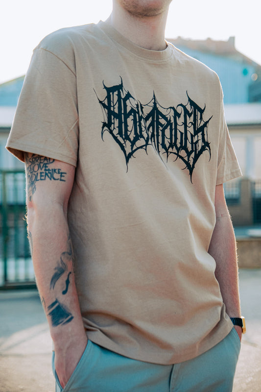 Oversize Beige Logo T-shirt