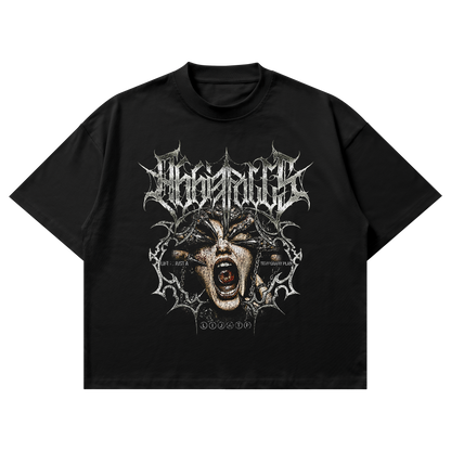 Black "LIJATP" Medusa T-Shirt