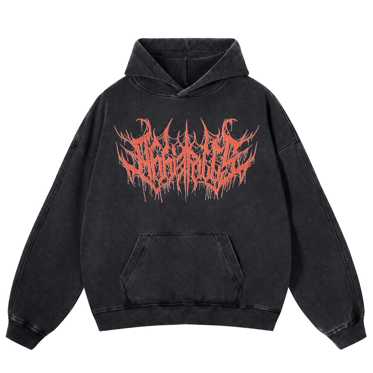 HEAVY Black VINTAGE Violence hoodie