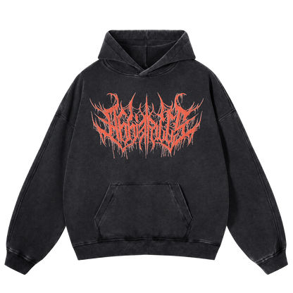 HEAVY Black VINTAGE Violence hoodie