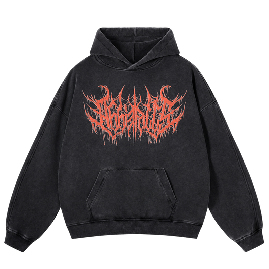 HEAVY Black VINTAGE Violence hoodie